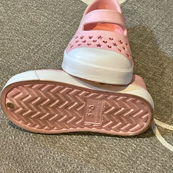 Other - Pink Kids Shoes with Star Cutouts